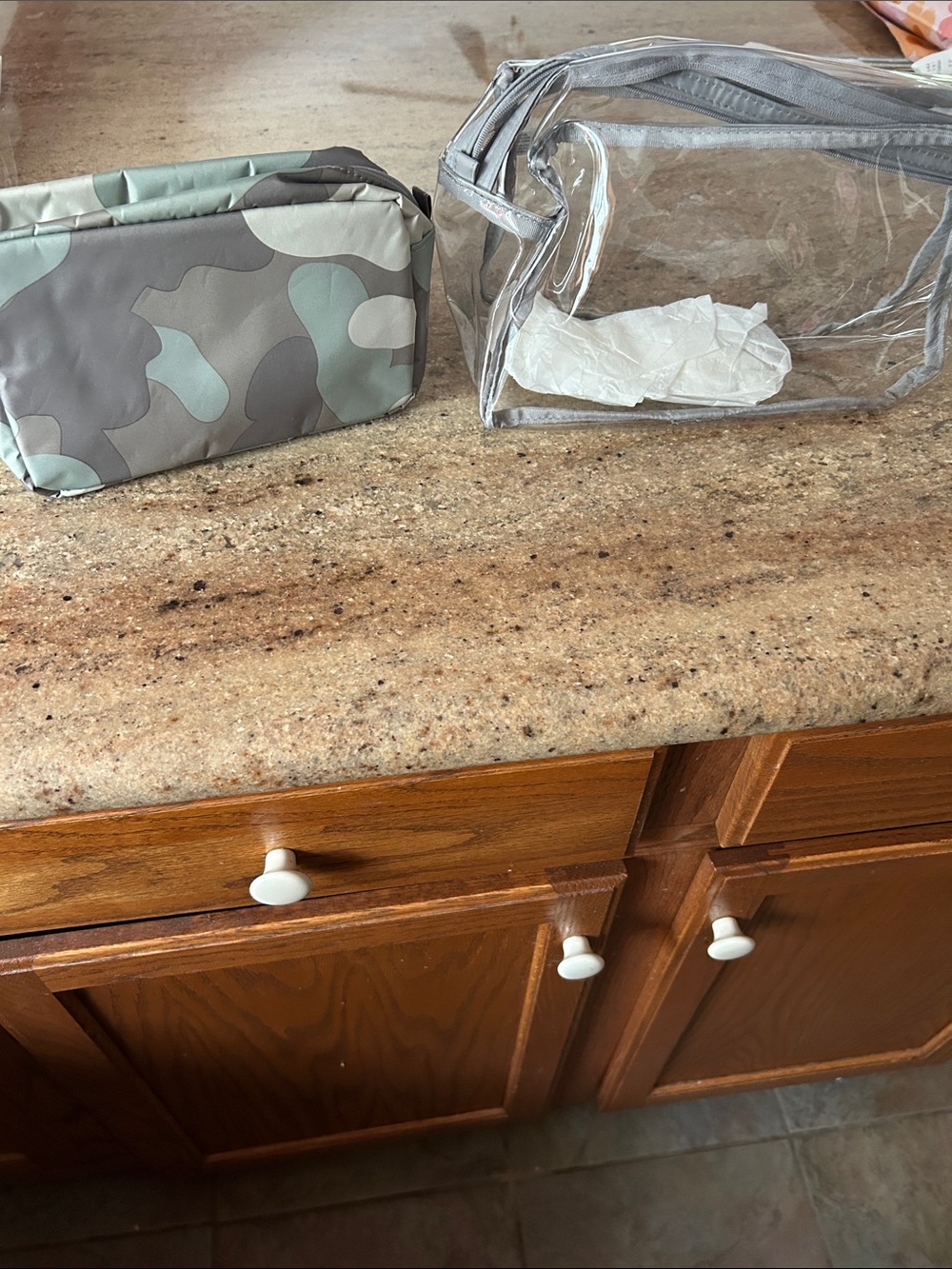 thirty-one Camouflage and Clear Travel Pouches